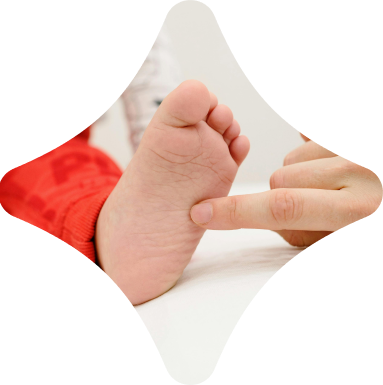 Child's foot